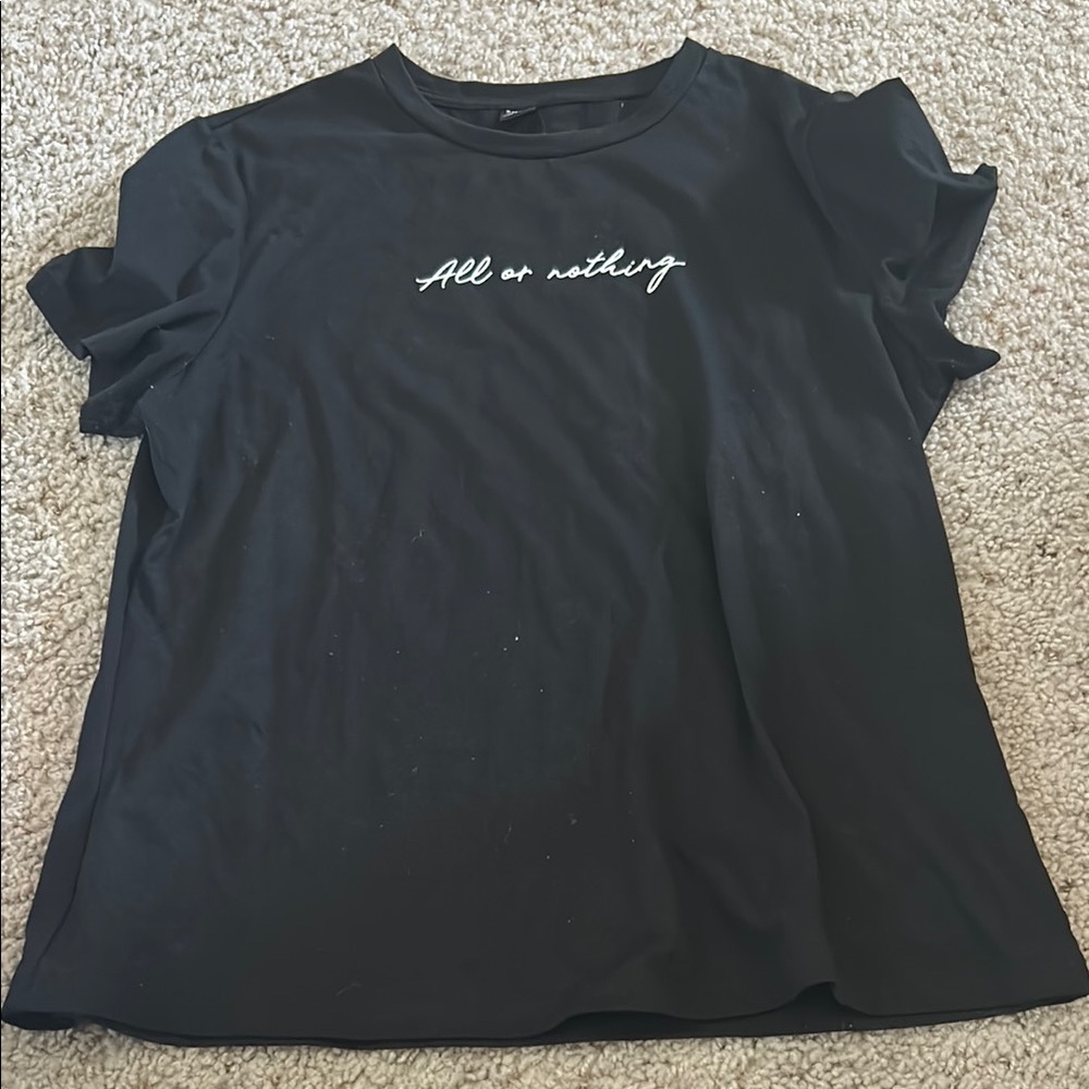 Black Graphic Tee
